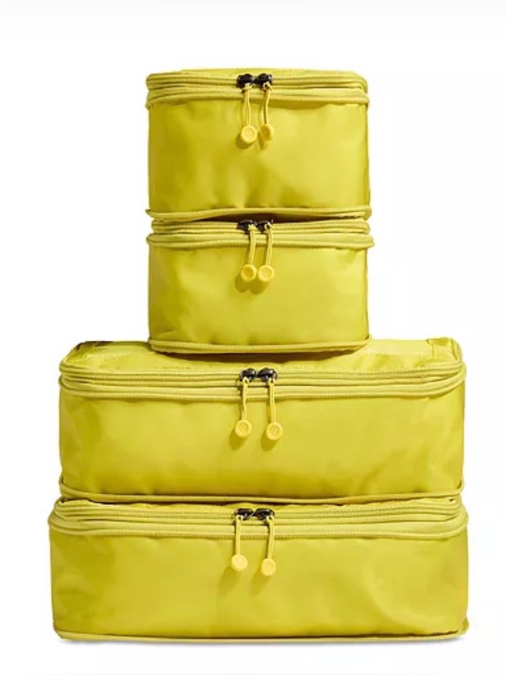 Antler Packing Cubes In Gorse Yellow - Set Of 4